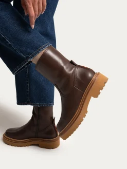 Clearance HOFF BOTA PIEL OFFICE MARRÓN