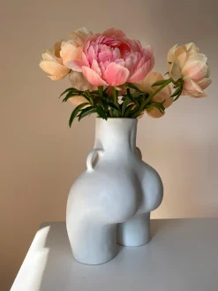 Best HOFF LOVE HANDLES VASE WHITE